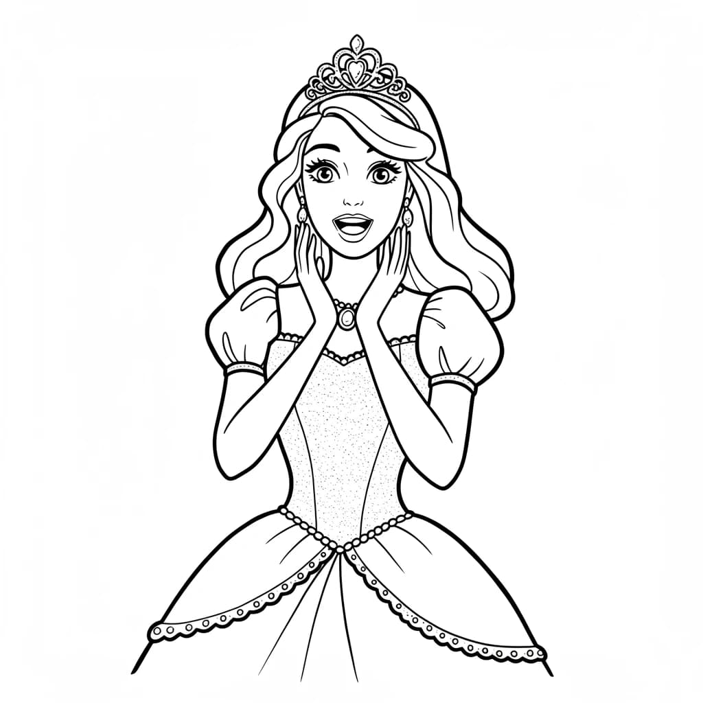 Desenhos para Colorir de Princesas