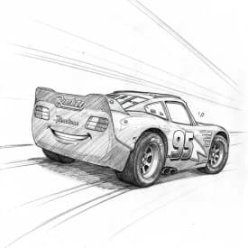 Relâmpago McQueen para colorir — Desenhos incríveis da série Carros Relâmpago McQueen para colorir — Desenhos incríveis da série Carros