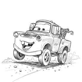 Relâmpago McQueen para colorir — Desenhos incríveis da série Carros Relâmpago McQueen para colorir — Desenhos incríveis da série Carros