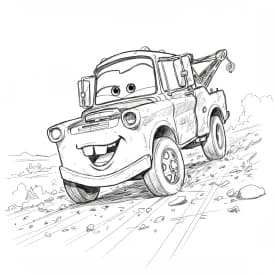 Relâmpago McQueen para colorir — Desenhos incríveis da série Carros Relâmpago McQueen para colorir — Desenhos incríveis da série Carros