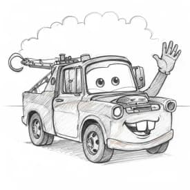 Relâmpago McQueen para colorir — Desenhos incríveis da série Carros Relâmpago McQueen para colorir — Desenhos incríveis da série Carros