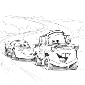 Relâmpago McQueen para colorir — Desenhos incríveis da série Carros Relâmpago McQueen para colorir — Desenhos incríveis da série Carros