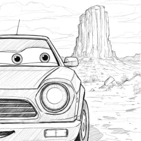 Relâmpago McQueen para colorir — Desenhos incríveis da série Carros Relâmpago McQueen para colorir — Desenhos incríveis da série Carros