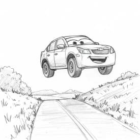 Relâmpago McQueen para colorir — Desenhos incríveis da série Carros Relâmpago McQueen para colorir — Desenhos incríveis da série Carros