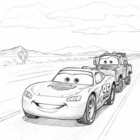 Relâmpago McQueen para colorir — Desenhos incríveis da série Carros Relâmpago McQueen para colorir — Desenhos incríveis da série Carros