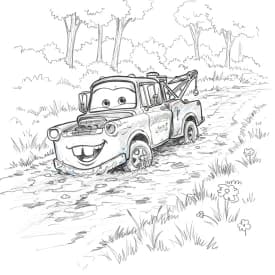 Relâmpago McQueen para colorir — Desenhos incríveis da série Carros Relâmpago McQueen para colorir — Desenhos incríveis da série Carros