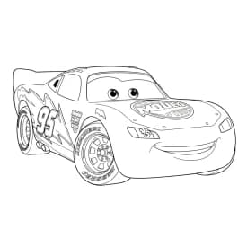 Relâmpago McQueen para colorir — Desenhos incríveis da série Carros Relâmpago McQueen para colorir — Desenhos incríveis da série Carros
