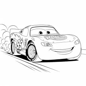 Relâmpago McQueen para colorir — Desenhos incríveis da série Carros Relâmpago McQueen para colorir — Desenhos incríveis da série Carros