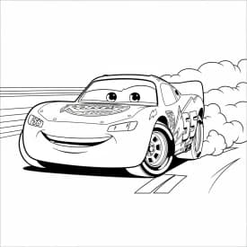 Relâmpago McQueen para colorir — Desenhos incríveis da série Carros Relâmpago McQueen para colorir — Desenhos incríveis da série Carros
