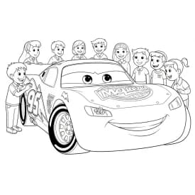 Relâmpago McQueen para colorir — Desenhos incríveis da série Carros Relâmpago McQueen para colorir — Desenhos incríveis da série Carros