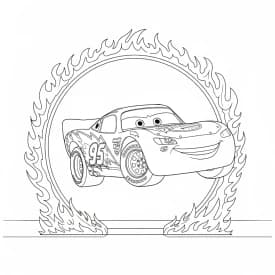 Relâmpago McQueen para colorir — Desenhos incríveis da série Carros Relâmpago McQueen para colorir — Desenhos incríveis da série Carros