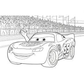 Relâmpago McQueen para colorir — Desenhos incríveis da série Carros Relâmpago McQueen para colorir — Desenhos incríveis da série Carros