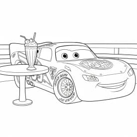 Relâmpago McQueen para colorir — Desenhos incríveis da série Carros Relâmpago McQueen para colorir — Desenhos incríveis da série Carros