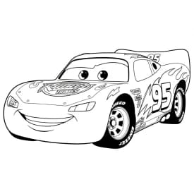 Relâmpago McQueen para colorir — Desenhos incríveis da série Carros Relâmpago McQueen para colorir — Desenhos incríveis da série Carros