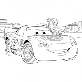Relâmpago McQueen para colorir — Desenhos incríveis da série Carros Relâmpago McQueen para colorir — Desenhos incríveis da série Carros