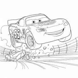 Relâmpago McQueen para colorir — Desenhos incríveis da série Carros Relâmpago McQueen para colorir — Desenhos incríveis da série Carros
