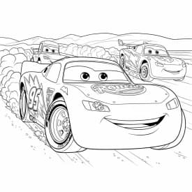 Relâmpago McQueen para colorir — Desenhos incríveis da série Carros Relâmpago McQueen para colorir — Desenhos incríveis da série Carros