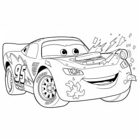 Relâmpago McQueen para colorir — Desenhos incríveis da série Carros Relâmpago McQueen para colorir — Desenhos incríveis da série Carros