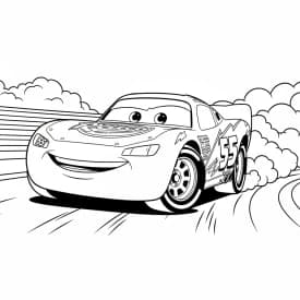 Relâmpago McQueen para colorir — Desenhos incríveis da série Carros Relâmpago McQueen para colorir — Desenhos incríveis da série Carros