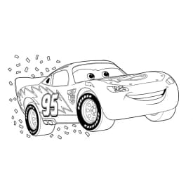 Relâmpago McQueen para colorir — Desenhos incríveis da série Carros Relâmpago McQueen para colorir — Desenhos incríveis da série Carros
