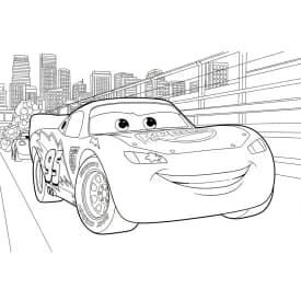 Relâmpago McQueen para colorir — Desenhos incríveis da série Carros Relâmpago McQueen para colorir — Desenhos incríveis da série Carros