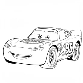 Relâmpago McQueen para colorir — Desenhos incríveis da série Carros Relâmpago McQueen para colorir — Desenhos incríveis da série Carros