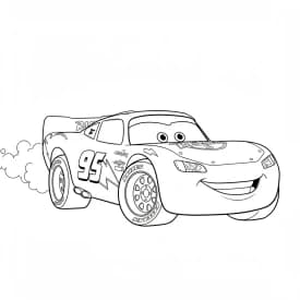 Relâmpago McQueen para colorir — Desenhos incríveis da série Carros Relâmpago McQueen para colorir — Desenhos incríveis da série Carros