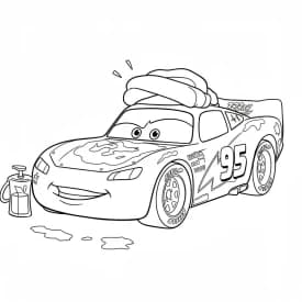 Relâmpago McQueen para colorir — Desenhos incríveis da série Carros Relâmpago McQueen para colorir — Desenhos incríveis da série Carros