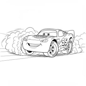 Relâmpago McQueen para colorir — Desenhos incríveis da série Carros Relâmpago McQueen para colorir — Desenhos incríveis da série Carros