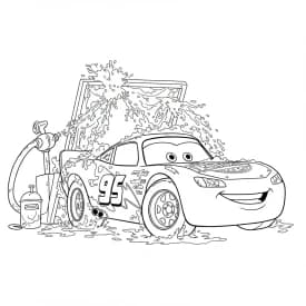 Relâmpago McQueen para colorir — Desenhos incríveis da série Carros Relâmpago McQueen para colorir — Desenhos incríveis da série Carros