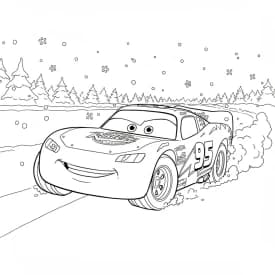 Relâmpago McQueen para colorir — Desenhos incríveis da série Carros Relâmpago McQueen para colorir — Desenhos incríveis da série Carros