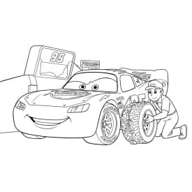 Relâmpago McQueen para colorir — Desenhos incríveis da série Carros Relâmpago McQueen para colorir — Desenhos incríveis da série Carros