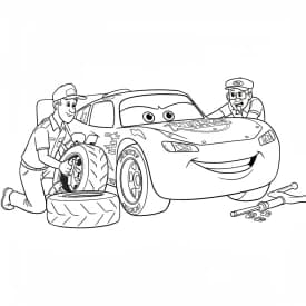 Relâmpago McQueen para colorir — Desenhos incríveis da série Carros Relâmpago McQueen para colorir — Desenhos incríveis da série Carros