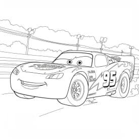 Relâmpago McQueen para colorir — Desenhos incríveis da série Carros Relâmpago McQueen para colorir — Desenhos incríveis da série Carros