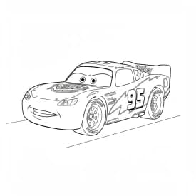 Relâmpago McQueen para colorir — Desenhos incríveis da série Carros Relâmpago McQueen para colorir — Desenhos incríveis da série Carros