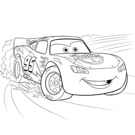 Relâmpago McQueen para colorir — Desenhos incríveis da série Carros Relâmpago McQueen para colorir — Desenhos incríveis da série Carros