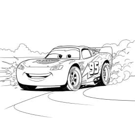 Relâmpago McQueen para colorir — Desenhos incríveis da série Carros Relâmpago McQueen para colorir — Desenhos incríveis da série Carros