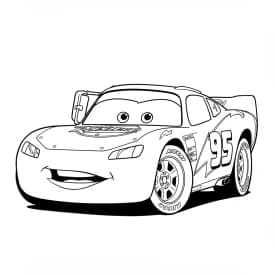 Relâmpago McQueen para colorir — Desenhos incríveis da série Carros Relâmpago McQueen para colorir — Desenhos incríveis da série Carros