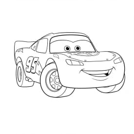 Relâmpago McQueen para colorir — Desenhos incríveis da série Carros Relâmpago McQueen para colorir — Desenhos incríveis da série Carros