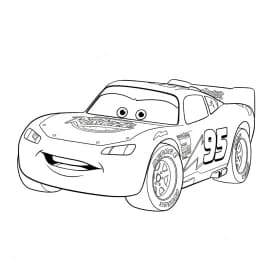 Relâmpago McQueen para colorir — Desenhos incríveis da série Carros Relâmpago McQueen para colorir — Desenhos incríveis da série Carros