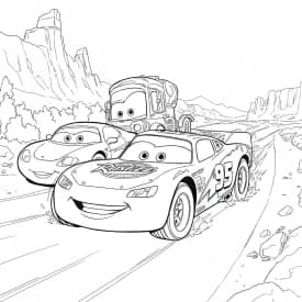 Relâmpago McQueen para colorir — Desenhos incríveis da série Carros Relâmpago McQueen para colorir — Desenhos incríveis da série Carros