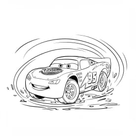 Relâmpago McQueen para colorir — Desenhos incríveis da série Carros Relâmpago McQueen para colorir — Desenhos incríveis da série Carros