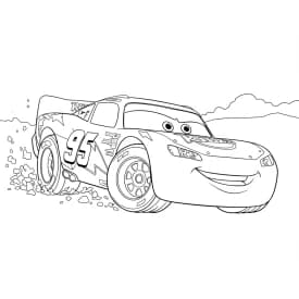 Relâmpago McQueen para colorir — Desenhos incríveis da série Carros Relâmpago McQueen para colorir — Desenhos incríveis da série Carros
