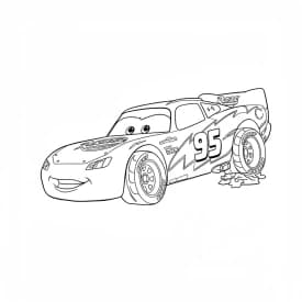 Relâmpago McQueen para colorir — Desenhos incríveis da série Carros Relâmpago McQueen para colorir — Desenhos incríveis da série Carros