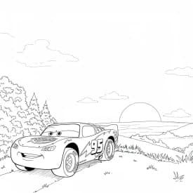 Relâmpago McQueen para colorir — Desenhos incríveis da série Carros Relâmpago McQueen para colorir — Desenhos incríveis da série Carros