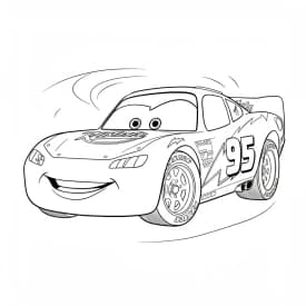 Relâmpago McQueen para colorir — Desenhos incríveis da série Carros Relâmpago McQueen para colorir — Desenhos incríveis da série Carros