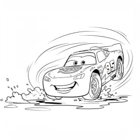 Relâmpago McQueen para colorir — Desenhos incríveis da série Carros Relâmpago McQueen para colorir — Desenhos incríveis da série Carros