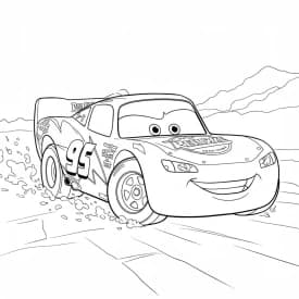 Relâmpago McQueen para colorir — Desenhos incríveis da série Carros Relâmpago McQueen para colorir — Desenhos incríveis da série Carros