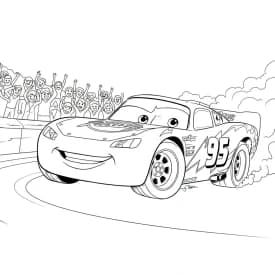 Relâmpago McQueen para colorir — Desenhos incríveis da série Carros Relâmpago McQueen para colorir — Desenhos incríveis da série Carros