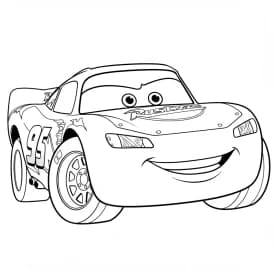 Relâmpago McQueen para colorir — Desenhos incríveis da série Carros Relâmpago McQueen para colorir — Desenhos incríveis da série Carros